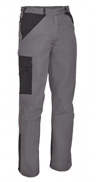Herren Bundhose Arbeitshose Grau Schwarz