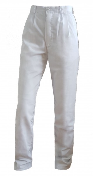 Damen Arzthose Laborhose Satin weiß