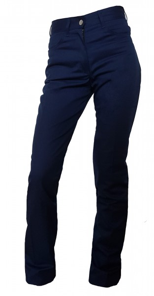 Damen Kellnerhose Kochhose Jeans Stretch marine