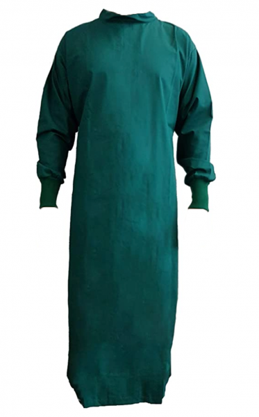 OP-Mantel 50% Polyester/50% Baumwolle grün