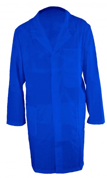 Herren Arbeitsmantel Arbeitskittel Berufsmantel Blau